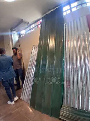 Dark Green Painted Corrugated Metal Roofing sheet.Aga