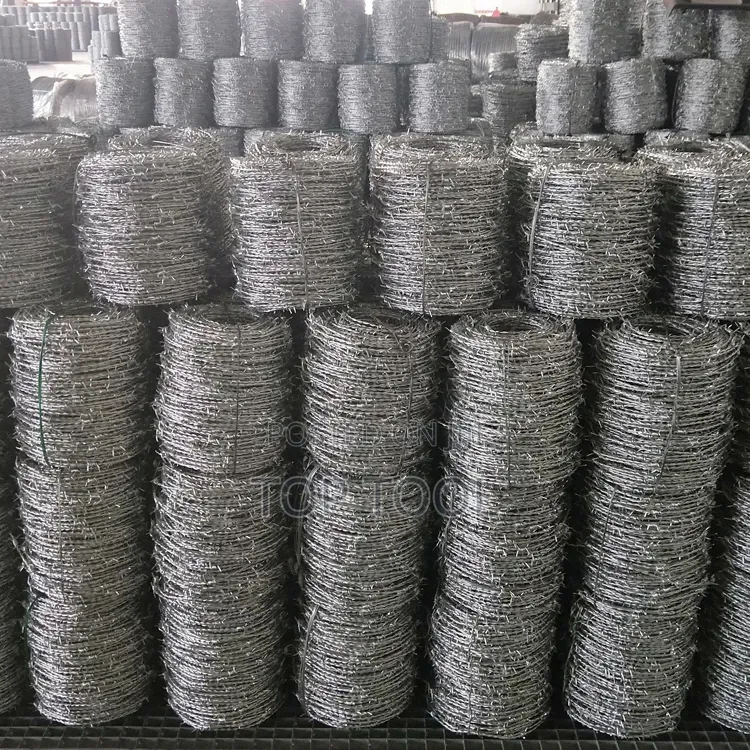 Stacked Rolls of Galvanized Steel