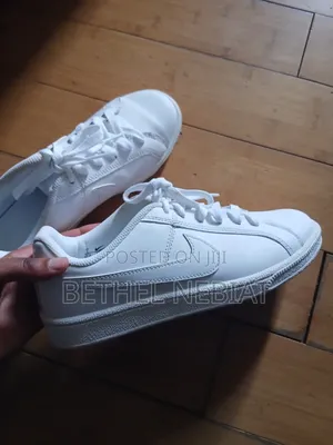 Pre-Owned Nike Court Royale Low Sneakers Triple White Size 38