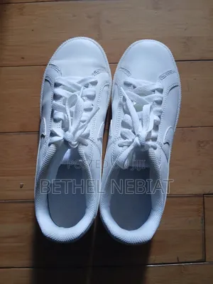 Pre-Owned Nike Court Royale Low Sneakers Triple White Size 38