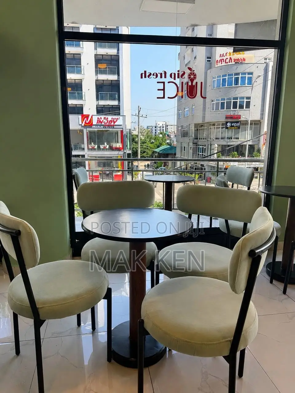 Cafe Chair and Table