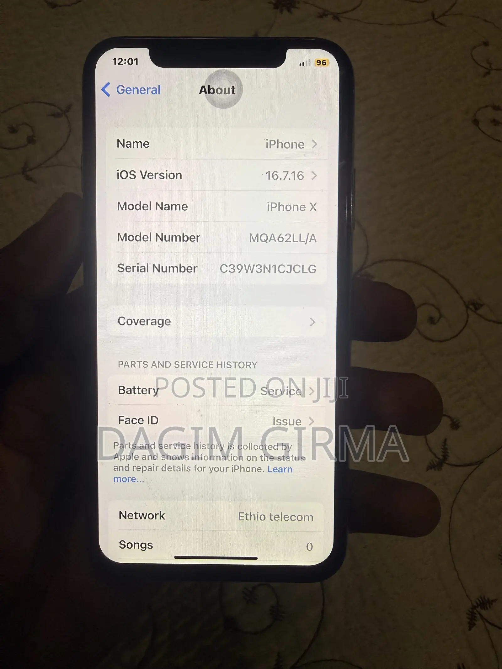 Apple iPhone X 64 GB White
