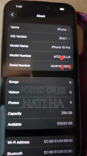 Apple iPhone 15 Pro 256 GB White