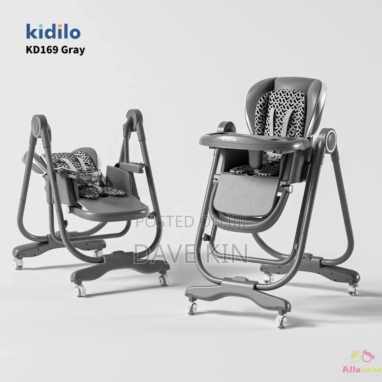 Kidilo High Chair With Swing