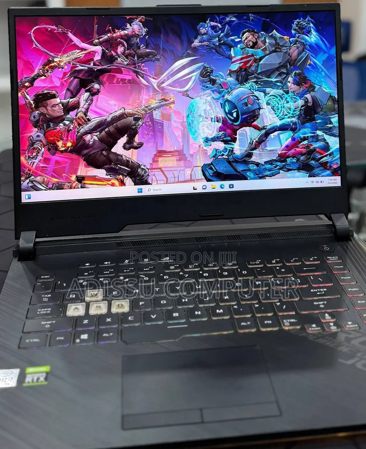 New Laptop Asus ROG Strix G15 16GB Intel Core i7 SSD 512GB
