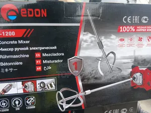 ፡EDON M-1200 Handheld Electric Concrete Mixer.