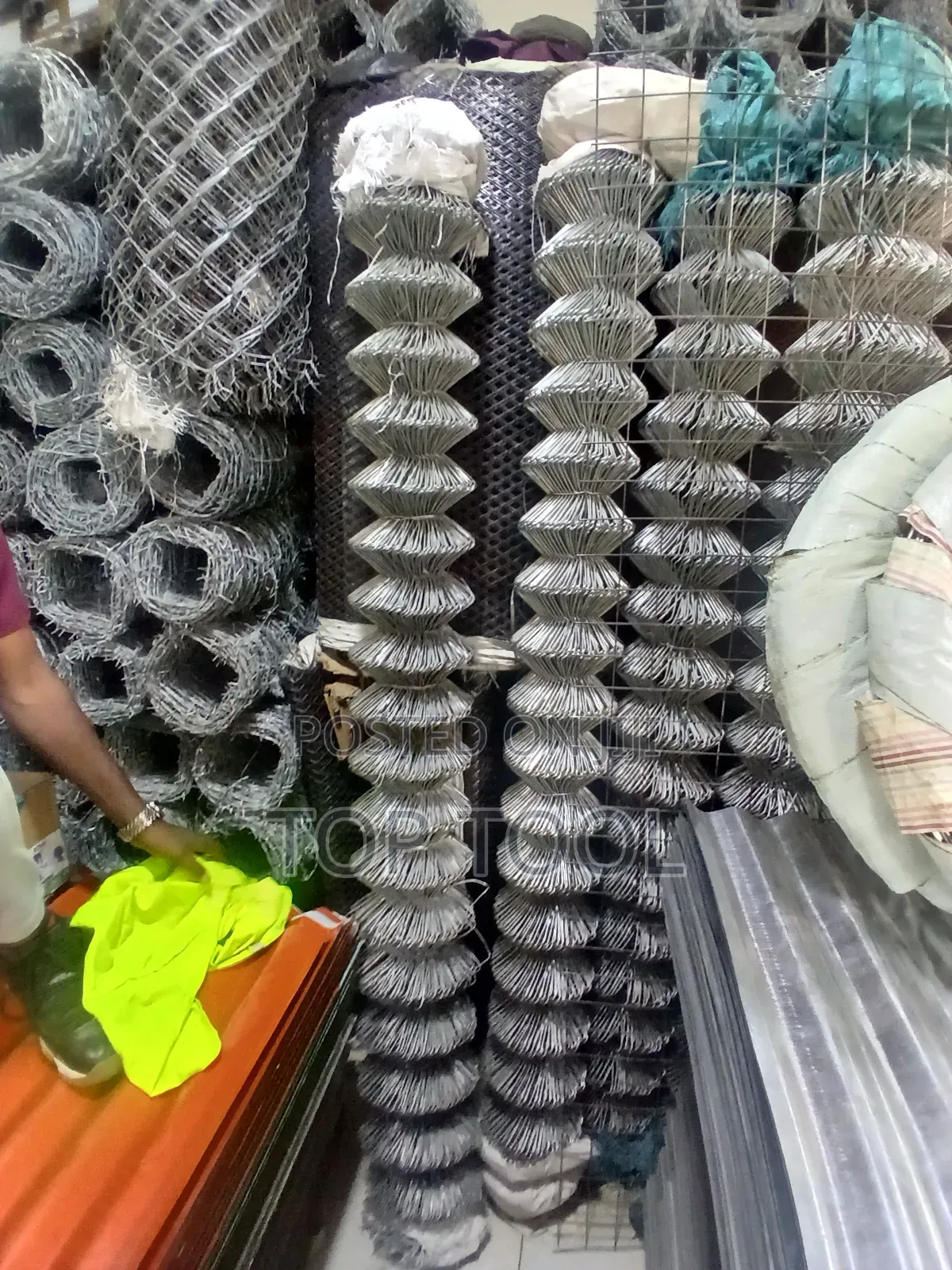 ፡rolls of Galvanized Metal Wire Products