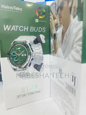 Smartwatch HainoTeko ST-14 — With Airpod Wireless Earbuds