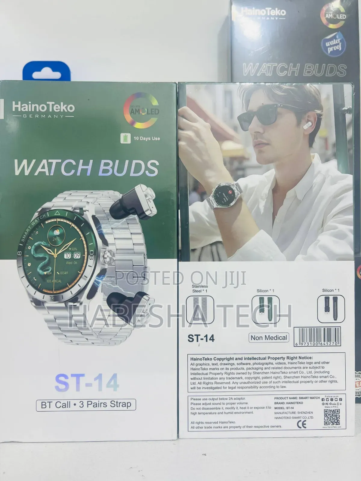 Smartwatch HainoTeko ST-14 — With Airpod Music Experience