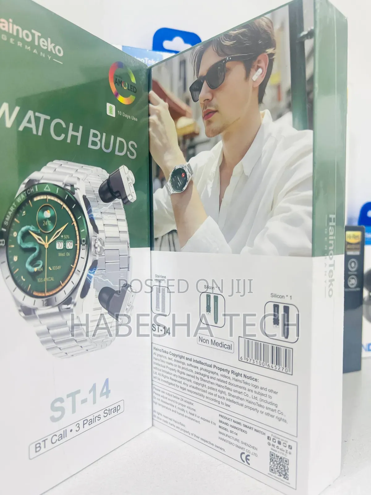 Smartwatch HainoTeko ST-14 — With Airpod Music Experience