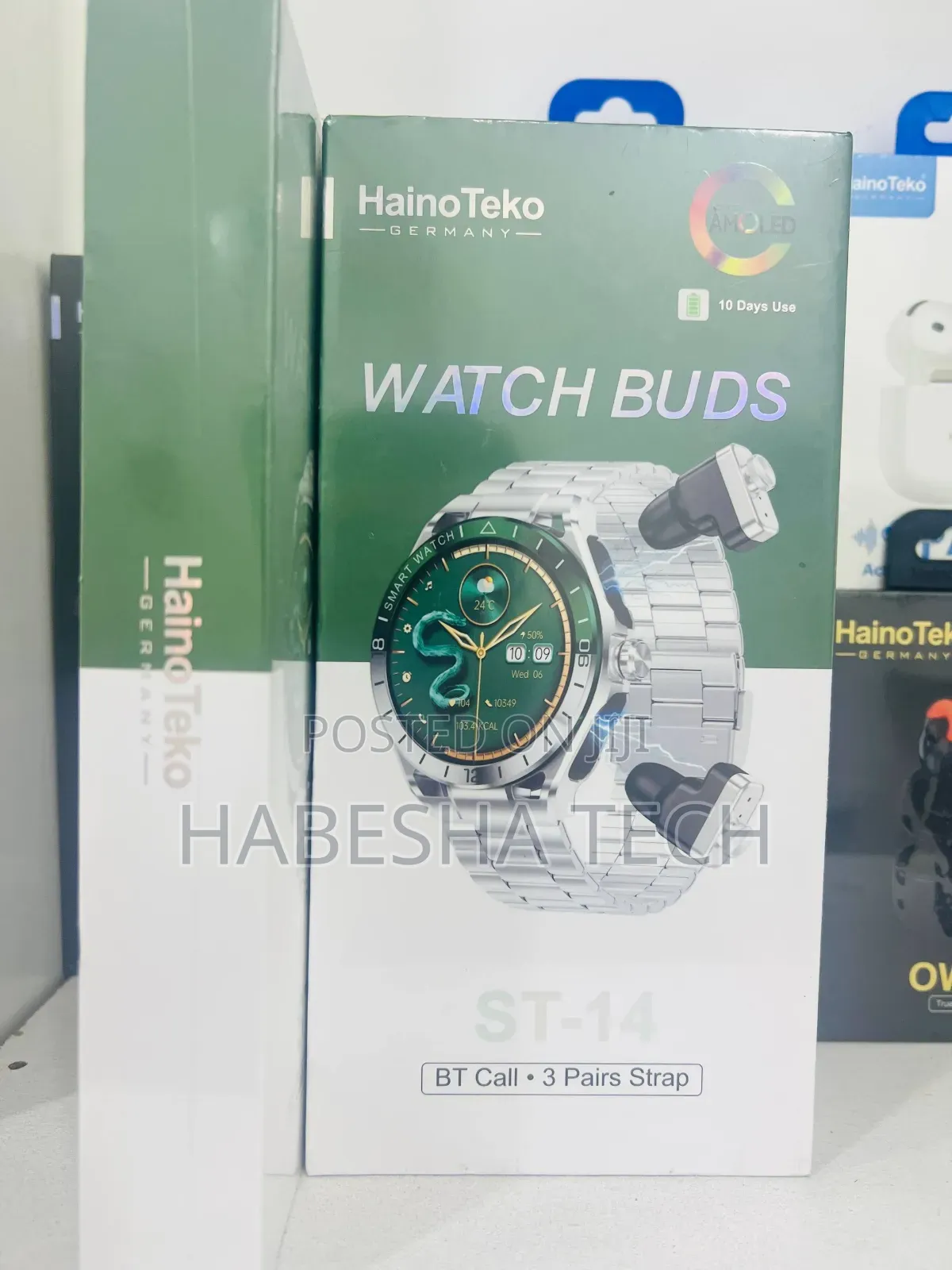 Smartwatch HainoTeko ST-14 — With Airpod Wireless Sound
