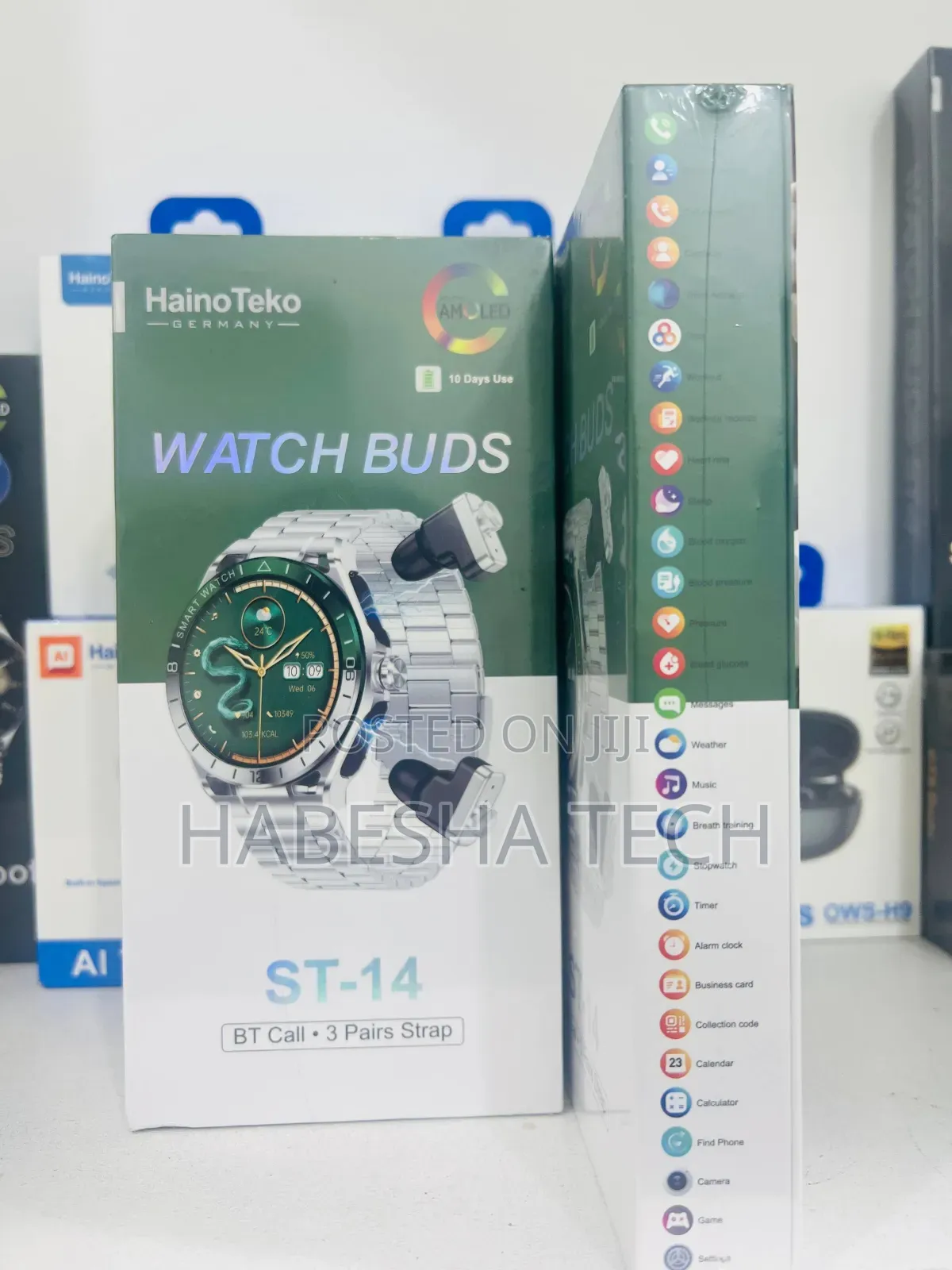 Smartwatch HainoTeko ST-14 — With Airpod Wireless Sound
