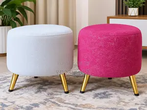 Modern Fabric Ottoman Chair