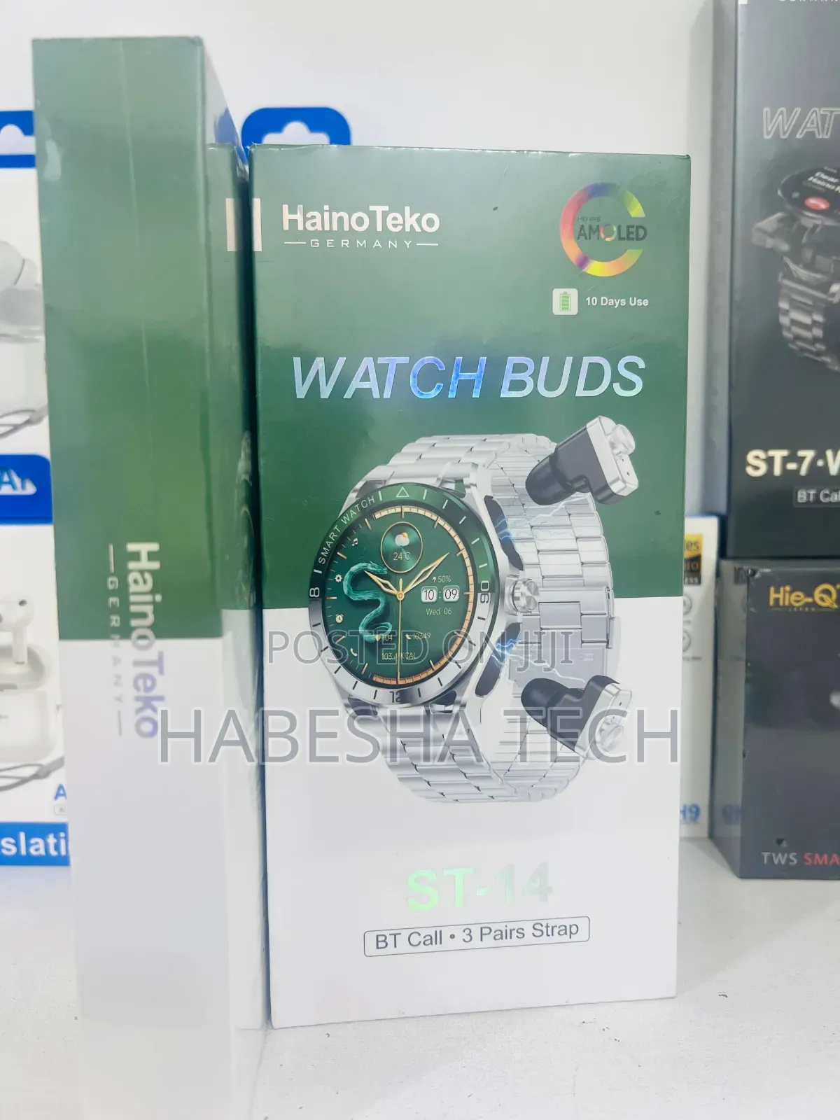 Smartwatch HainoTeko ST-14 — With Airpod for Your Daily Lifestyle