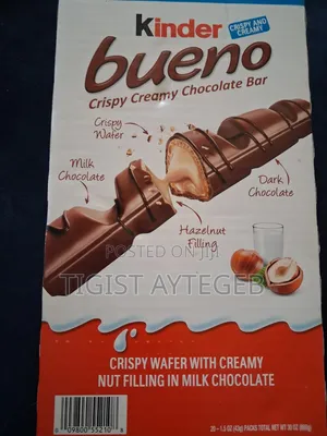 Kinder Bueno Crispy Creamy Chocolate Bar