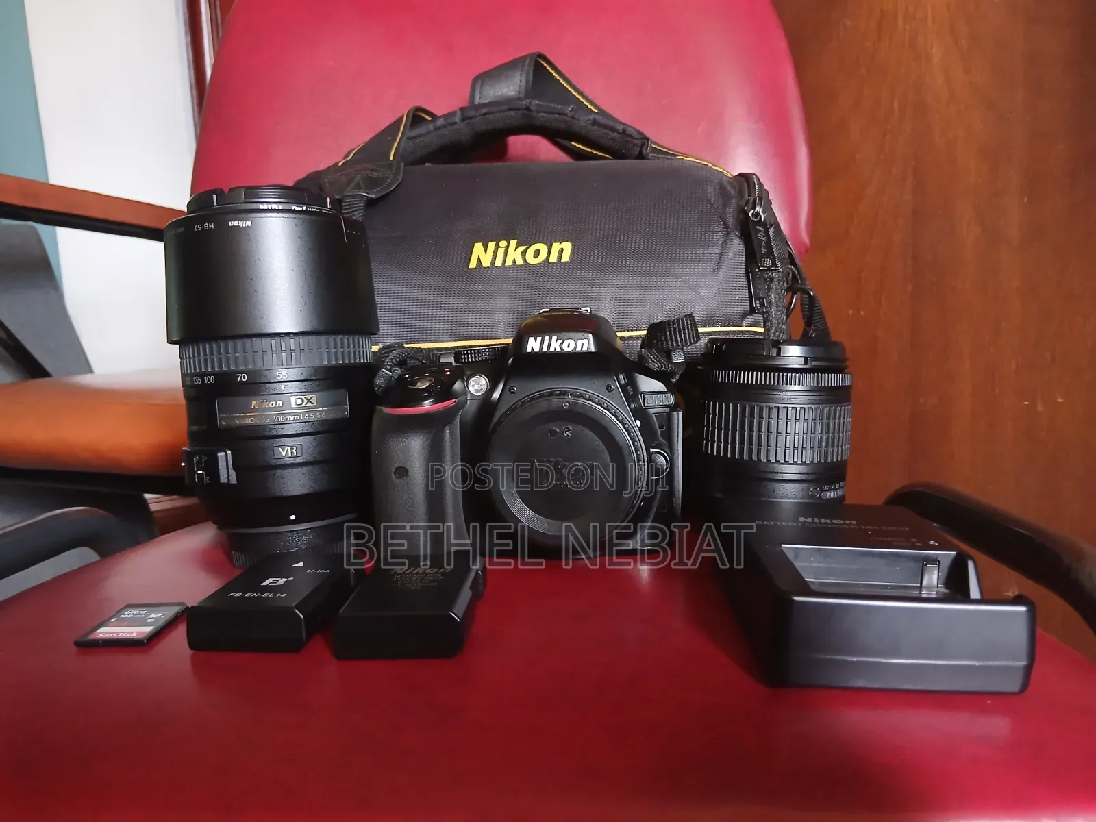 Nikon D5300 DSLR Camera Bundle With 2 Lenses (18-55mm 55-300mm)