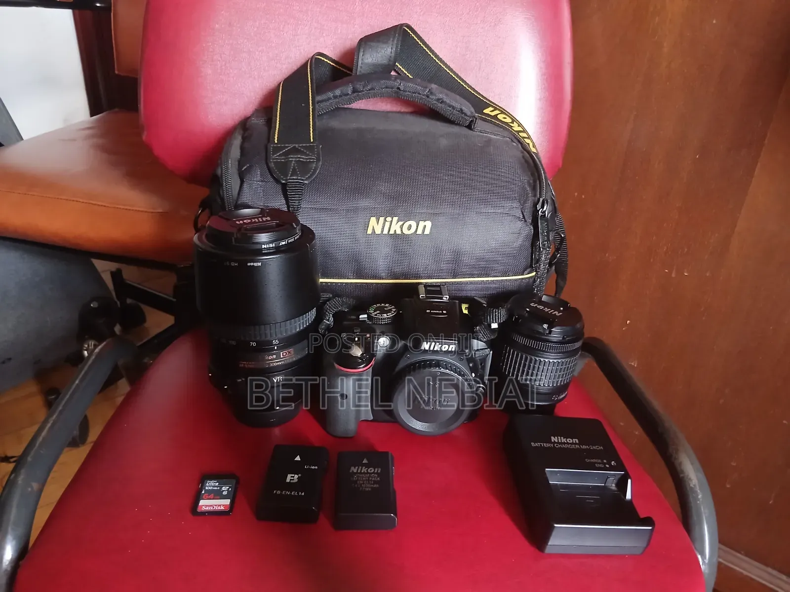 Nikon D5300 DSLR Camera Bundle With 2 Lenses (18-55mm 55-300mm)