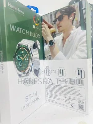 Smartwatch HainoTeko ST-14 — With Airpod for on-the-Go Sound