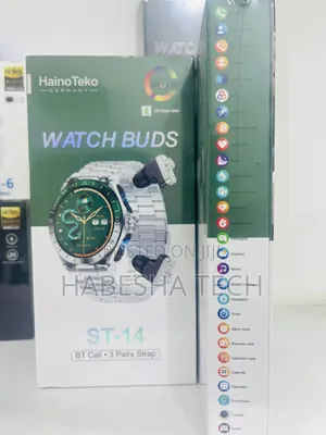 Smartwatch HainoTeko ST-14 — With Airpod for on-the-Go Sound