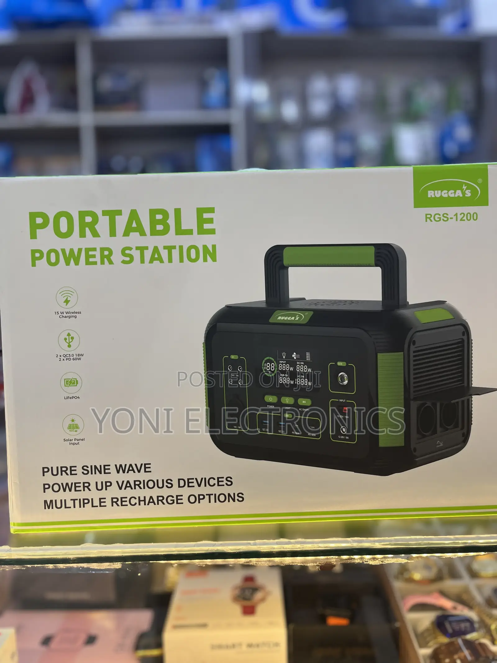 Rugga’s RGS-1200 Portable Power Station (1200W)