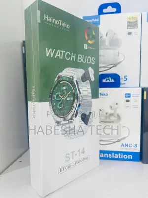 Smartwatch HainoTeko ST-14 — With Airpod for Smart Listening