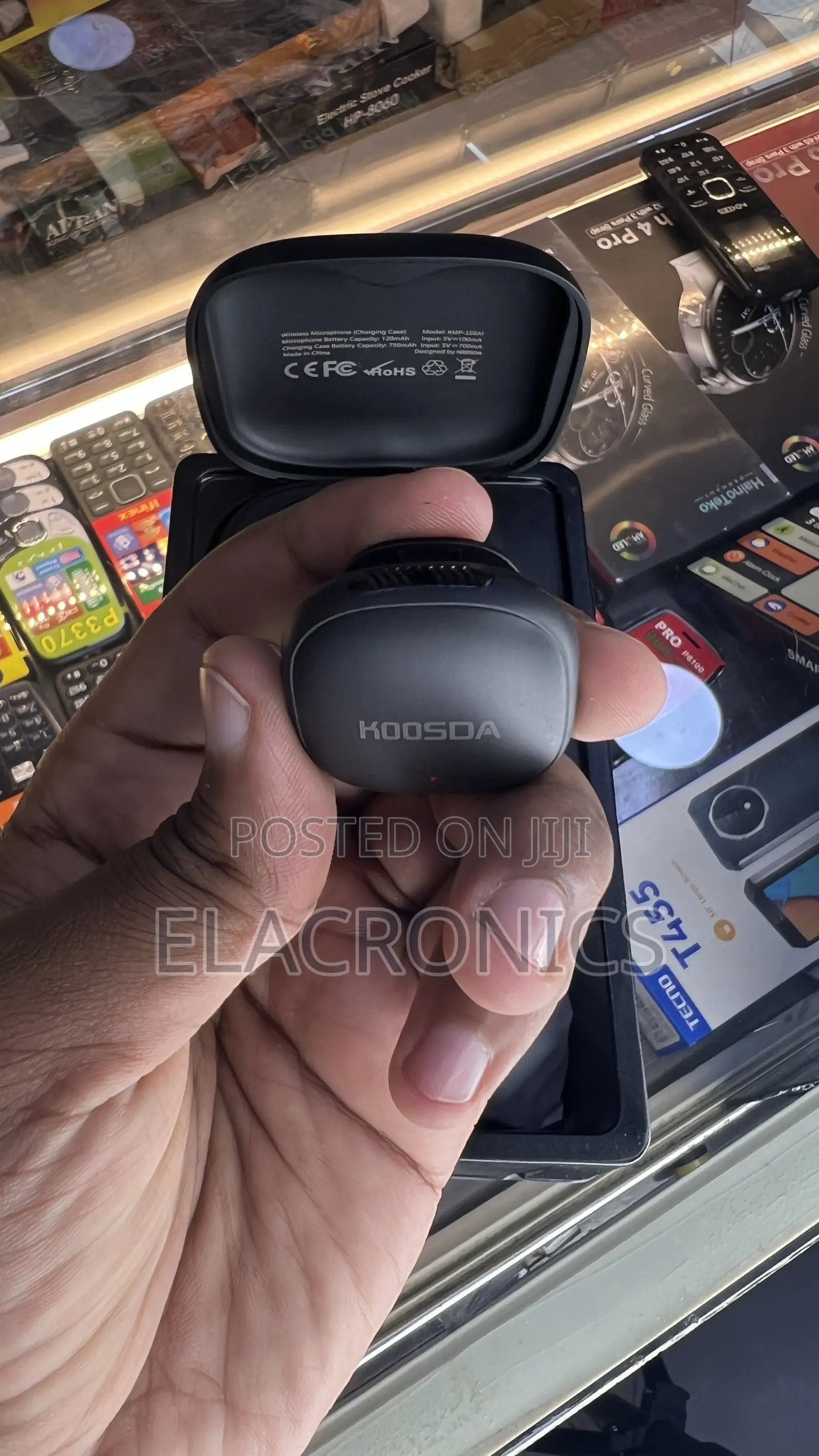 Wireless Microphone KOOSDA AI Noise Reduction (Dual Mic)