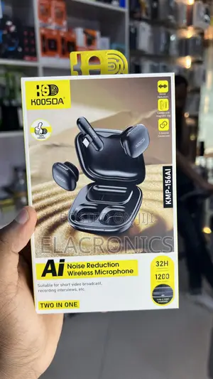 Wireless Microphone KOOSDA AI Noise Reduction (Dual Mic)