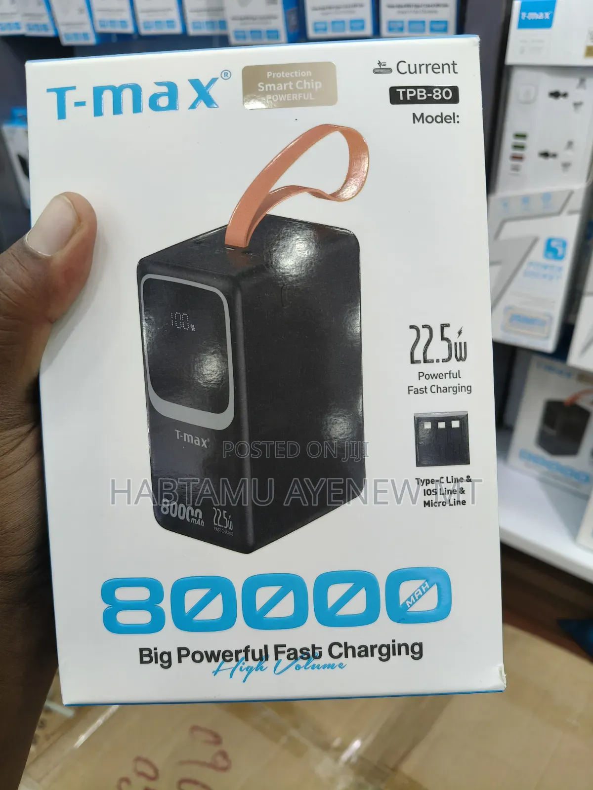 T- Max 80,000 Mah Heavy Duty Power Bank