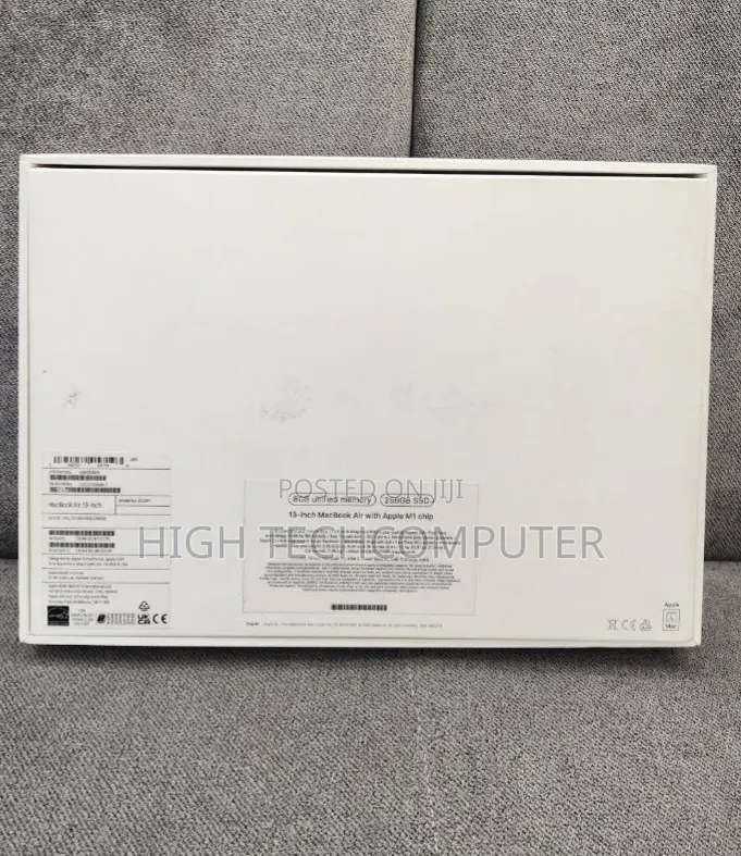 New Laptop Apple MacBook Air 2020 M1 8GB Apple M1 SSD 256GB