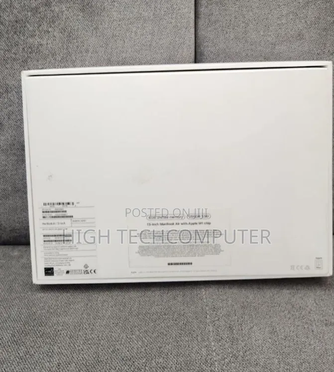 New Laptop Apple MacBook Air 2020 M1 8GB Apple M1 SSD 256GB