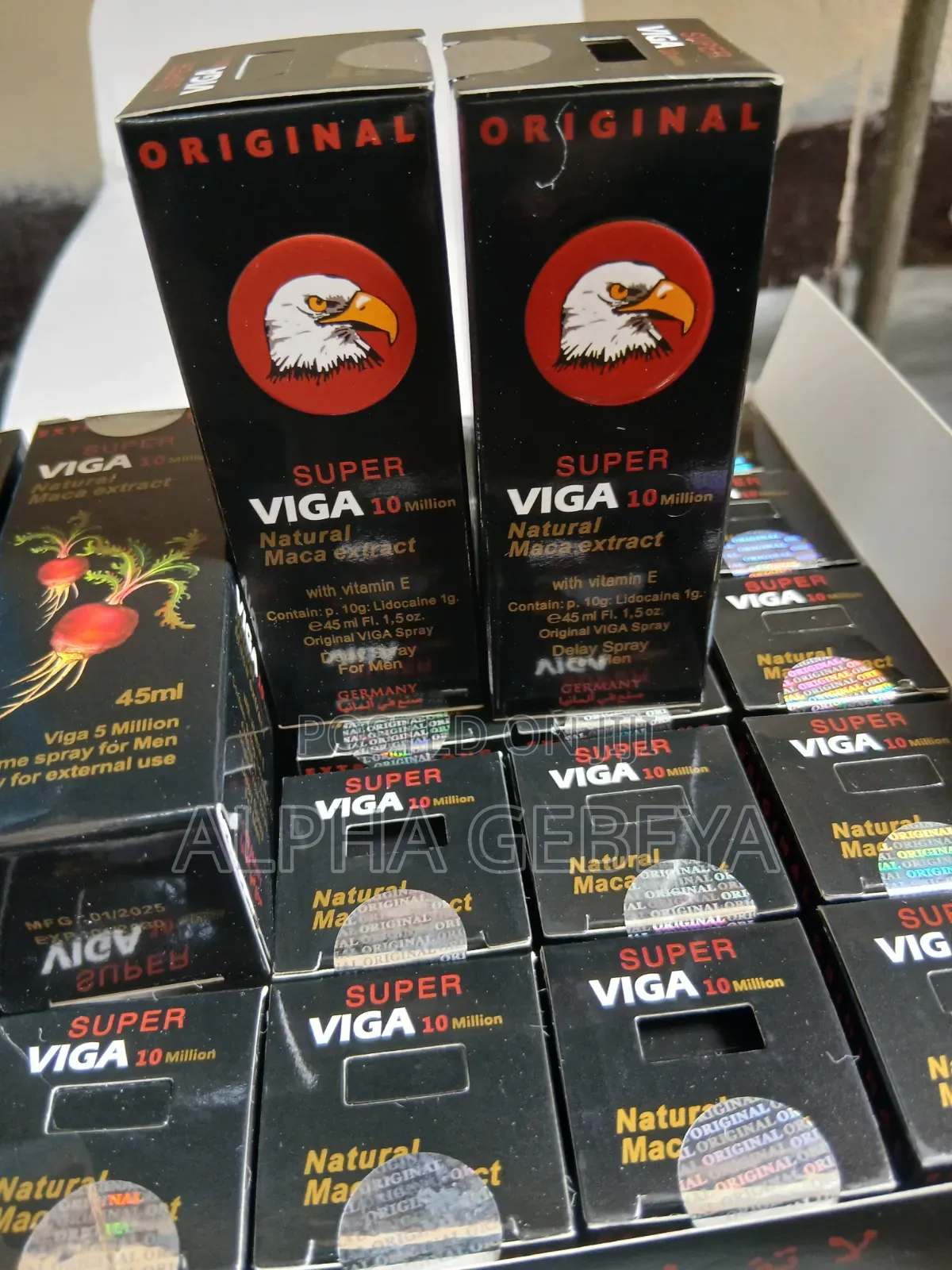 SUPER VIGA 10 Million 45ml | ለወንዶች የቆይታ ድጋፍ | Original