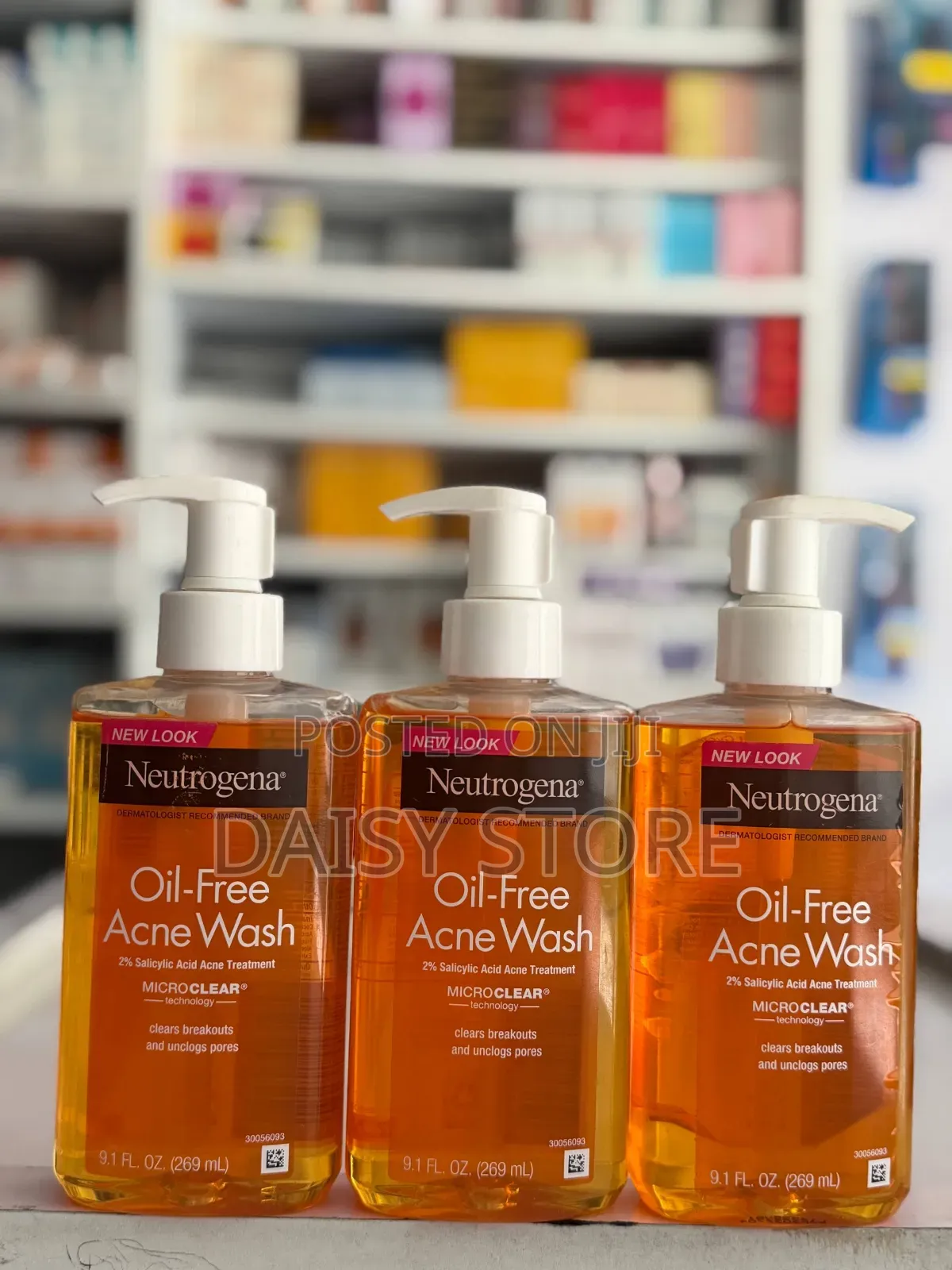 Neutrogena Oil-Free Acne Wash 269ml - MicroClear Technology የፊት መታጠቢያ