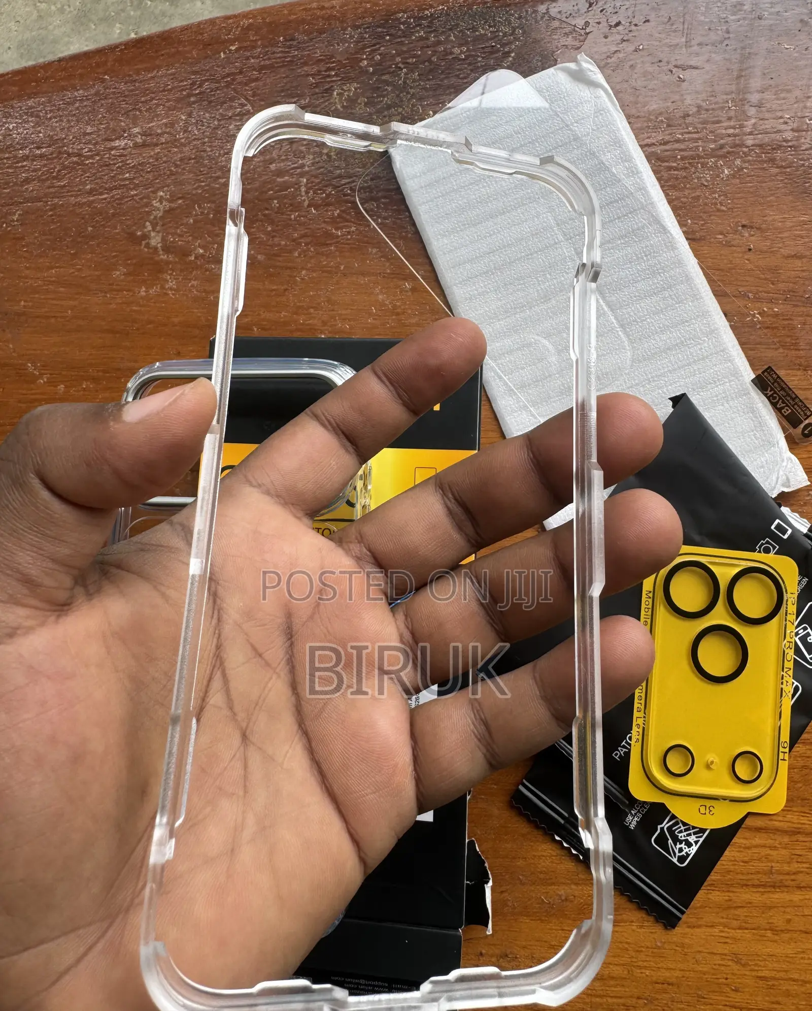 iPhone 17 Pro Max Magnetic Transparent Cover, Glass, Camera Protector