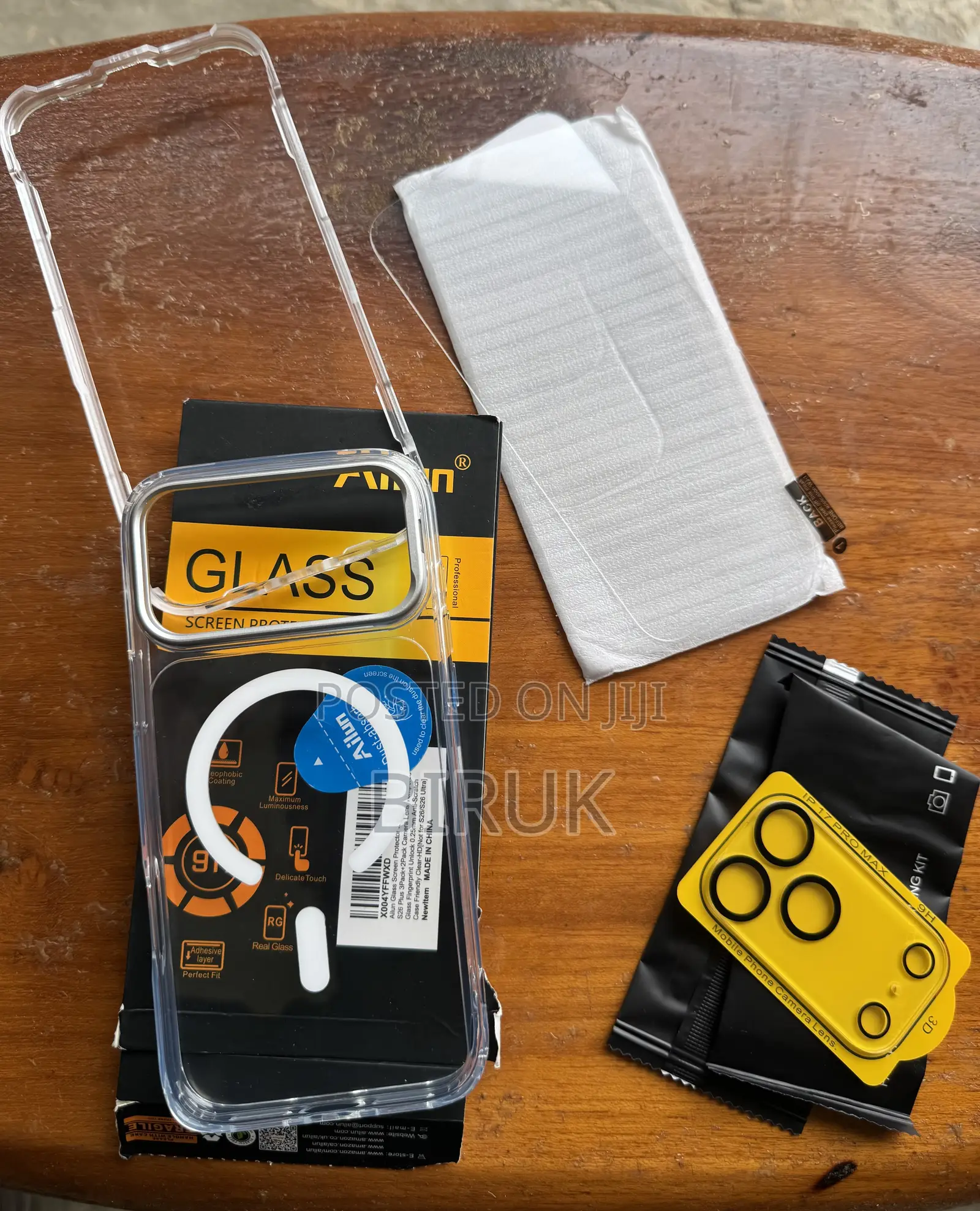 iPhone 17 Pro Max Magnetic Transparent Cover, Glass, Camera Protector