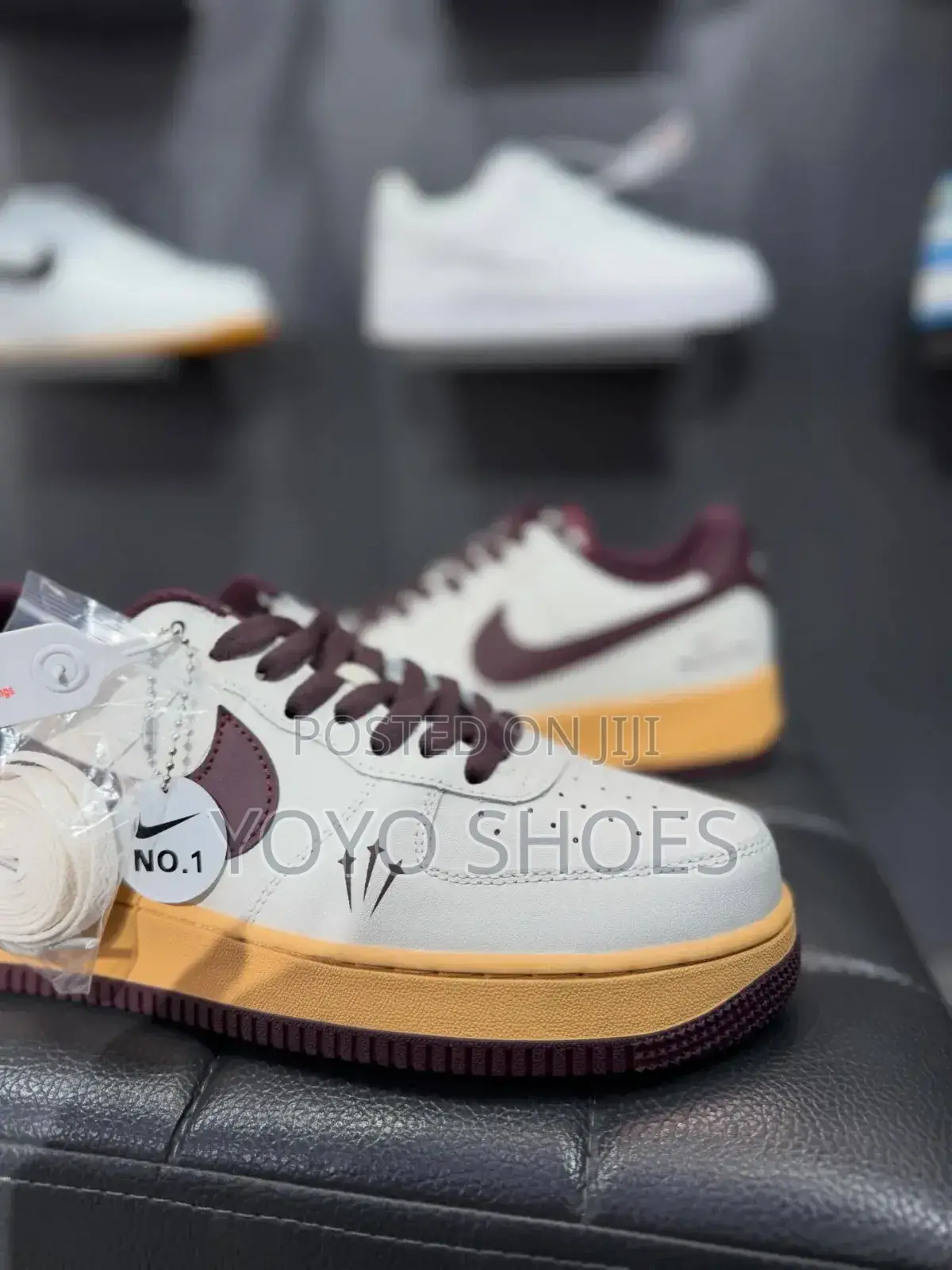 Nike Air Force 1Nocta Sneakers White/Dark Burgundy
