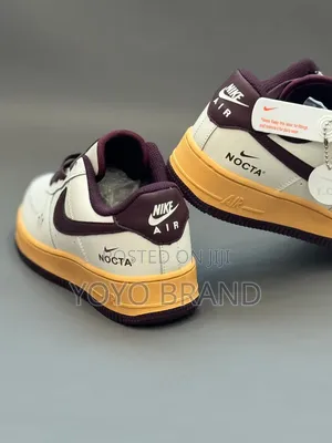 Nike Air Force 1Nocta Sneakers White/Dark Burgundy