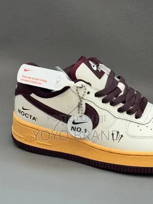 Nike Air Force 1Nocta Sneakers White/Dark Burgundy