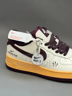 Nike Air Force 1Nocta Sneakers White/Dark Burgundy