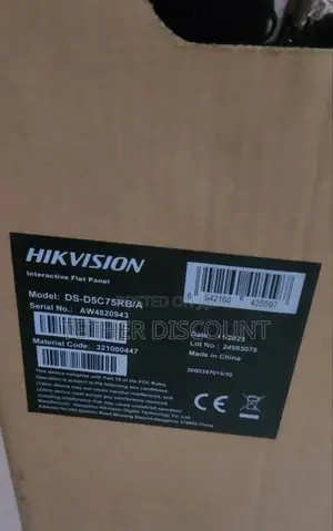 Brand NewHikvision 75" Interactive Flat Panel Display (DS-D5C75RB/A)