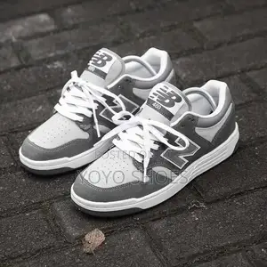 New Balance 480 Sneakers Grey and White "Castlerock"