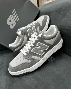 New Balance 480 Sneakers Grey and White "Castlerock"