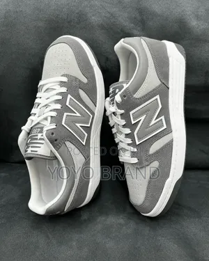 New Balance 480 Sneakers Grey and White "Castlerock"
