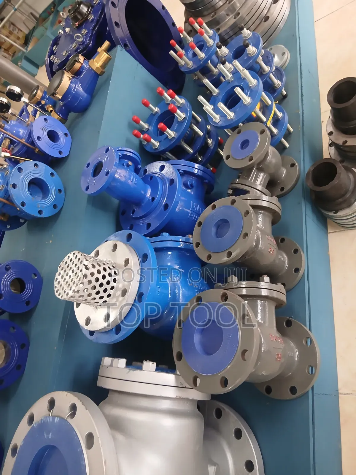 ,Collection of Industrial Water Pipeline Fittings and Valves,