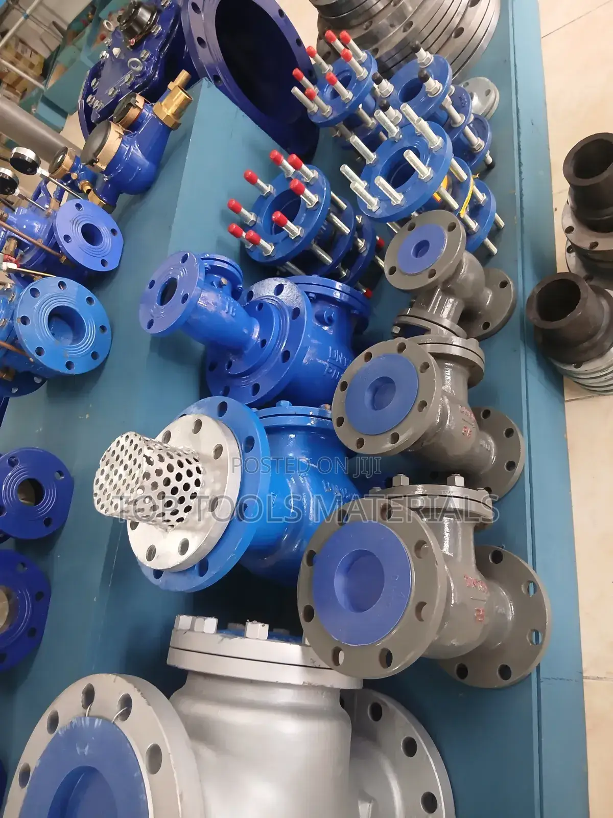 ,Collection of Industrial Water Pipeline Fittings and Valves,