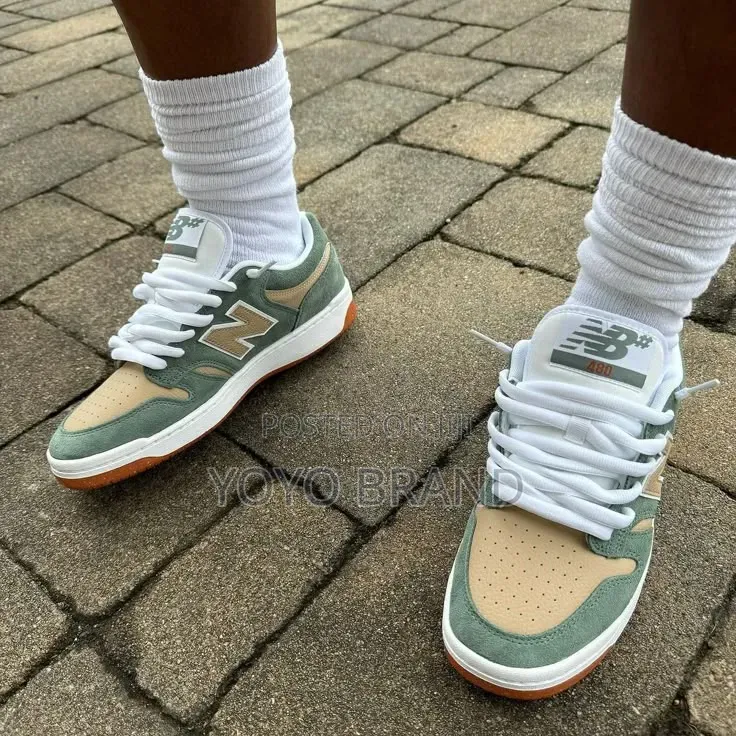 New Balance Numeric 480 Juniper Khaki/Green Unisex Sneaker