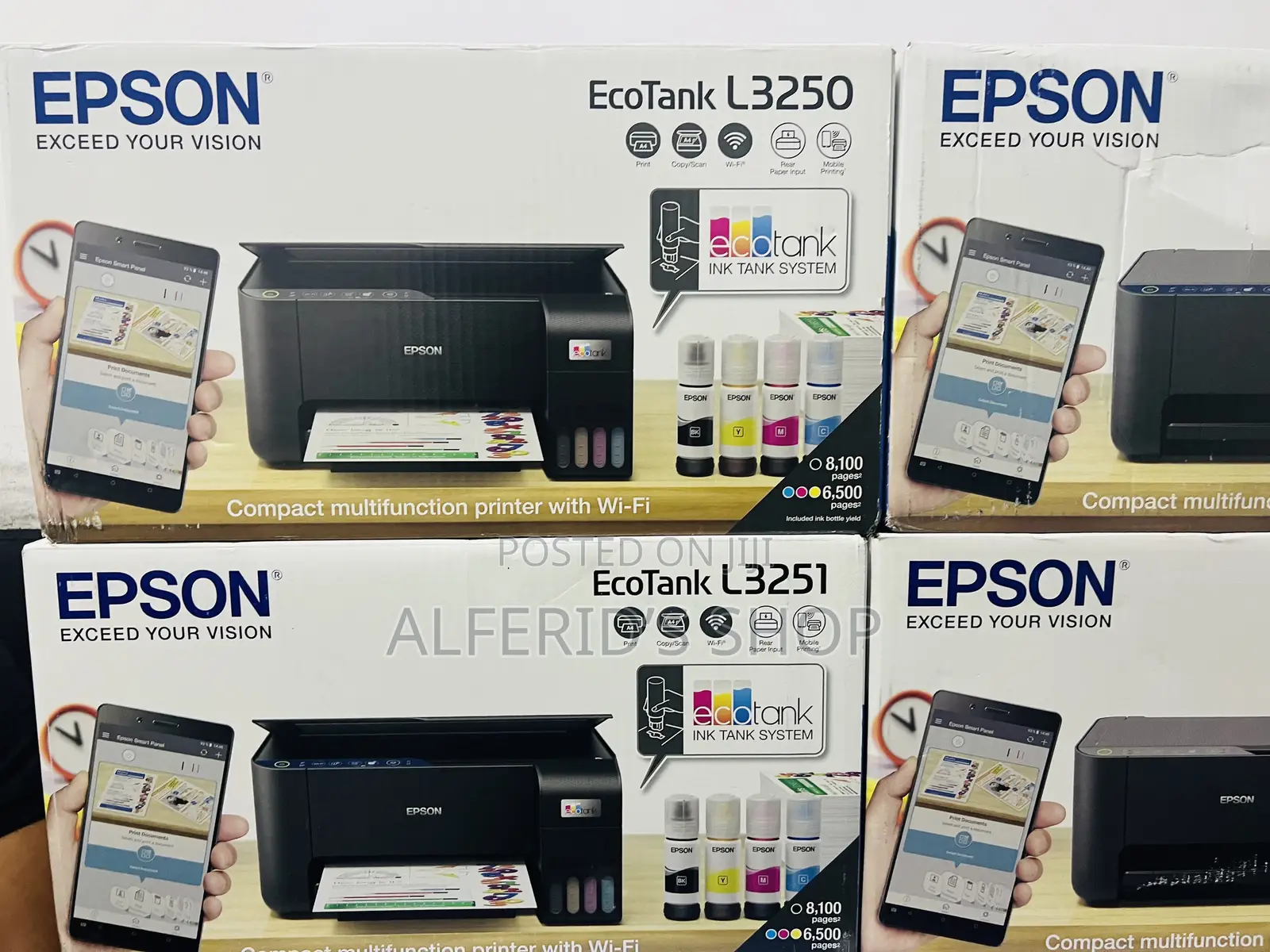 Epson L3250 Printe , Scan , Copy, Wifi