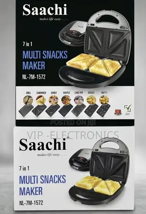 Saachi Multi Snacks Maker 7-in-1 – Versatile Easy to Use