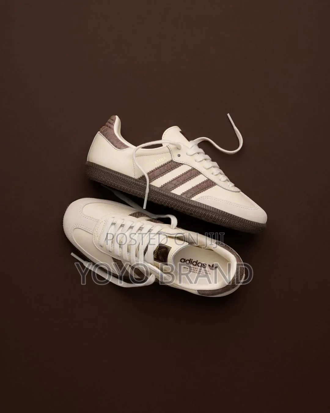 Adidas Originals Women's Samba OG Cream White/Earth Strata/Maroon