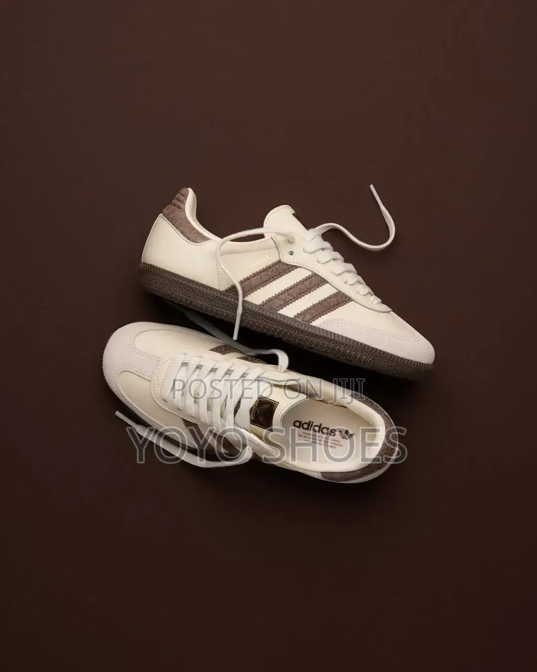 Adidas Originals Women's Samba OG Cream White/Earth Strata/Maroon
