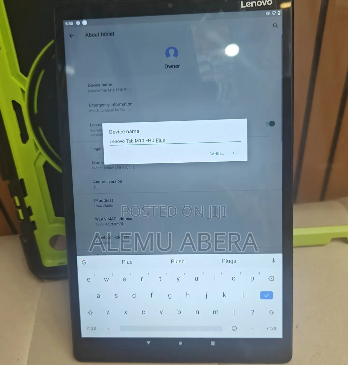 New Lenovo Tab M10 Plus (3rd Gen) 128 GB